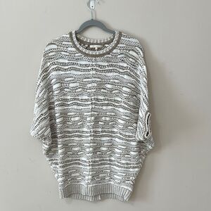 Maje Pull Type Poncho Jumper Ecru Beige One Size